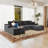 Modular Sectional Sofa Seat,Upholstered Compressed Couch For Living Room,Bedroom,Apartment,No Assembly Required,4 PC Free Combination,Plush Corduroy Fabric-1121544775-1121544778-1121544780