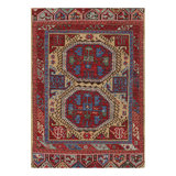 Burano Hand Knotted Wool Geometric Area Rug