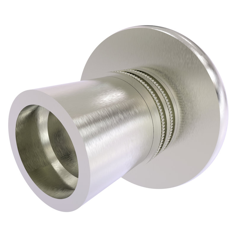 Supports de tringle de douche Goble, Nickel satiné