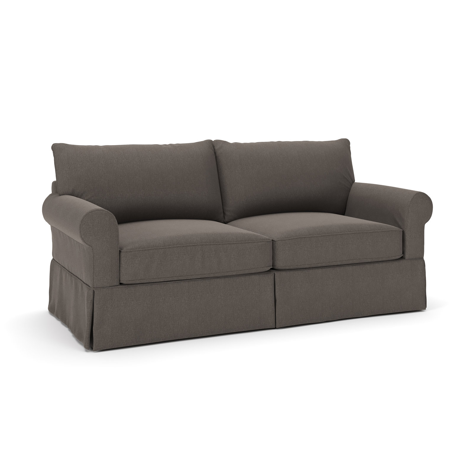 Amari 83'' Sofa, Drusky Charcoal Sustain® Basketweave