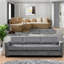 Spacious Teddy Velvet Sectionals, Cozy Family Sofa, Modern Design