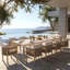 Patio Dining Set Extendable Table,