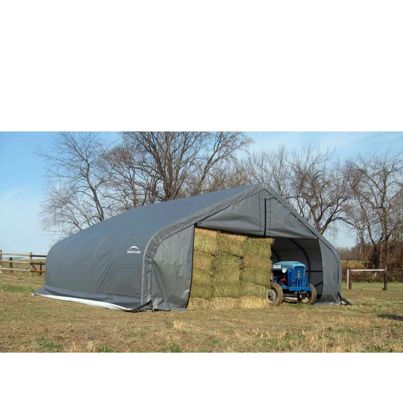 22.5' W x 28' D Garage, Gray
