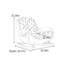 Ergonomic Casual Living Room Rocking Chair Rocking Chair