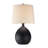3-way Ceramic Table Lamp With Hardback Shade-1954588551