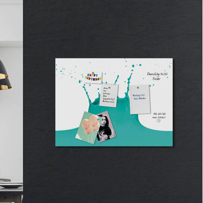 Magnetic Glass Photo Memo Board