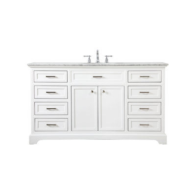 Hermes 60" Single Bathroom Vanity Set