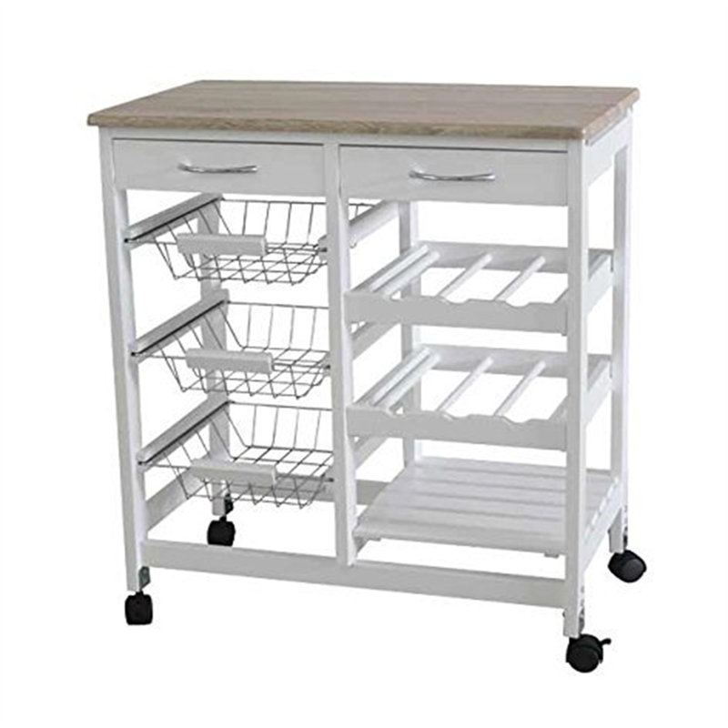 Wood Kitchen Cart