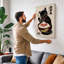 Beckoning Noodle Cat Japandi - Wrapped Canvas-1480478370-1480478399