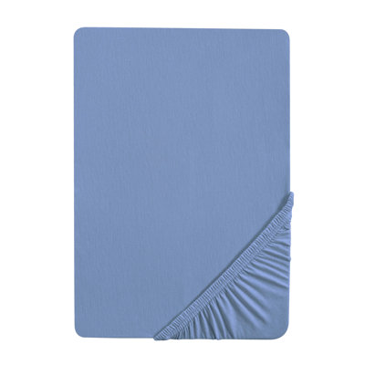 Cotton Blend Jersey Knit Fitted Sheet