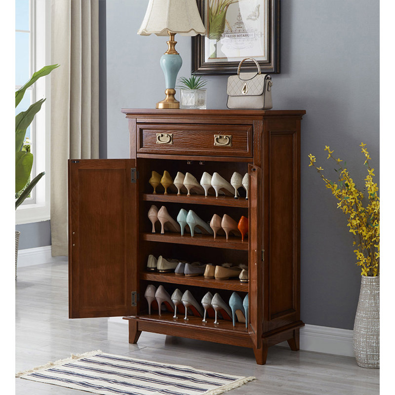 Rangement à chaussures 45,67 po, Brun