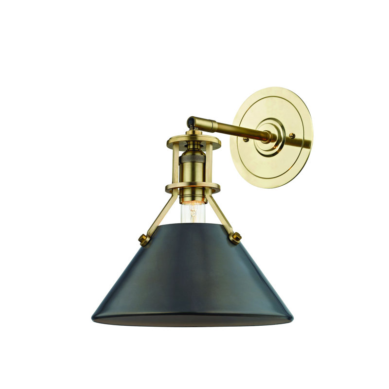 Painted No.2 Wall Sconce by Mark D. Sikes, Distressed Bronze, Aged/Antique Distressed Bronze