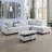 Yeni 28.5" Wide Upholstered Storage Ottoman-237939639
