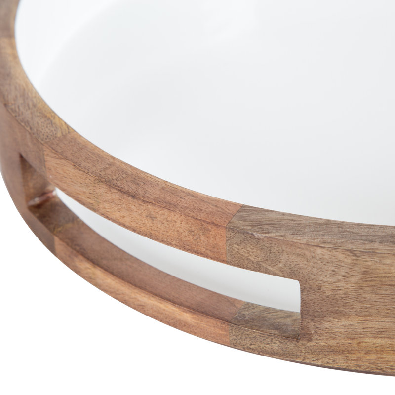 Osuna Solid Wood Tray, Natural