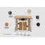 Ellsinore Pet Cage Dog House-2023452860-2023452859