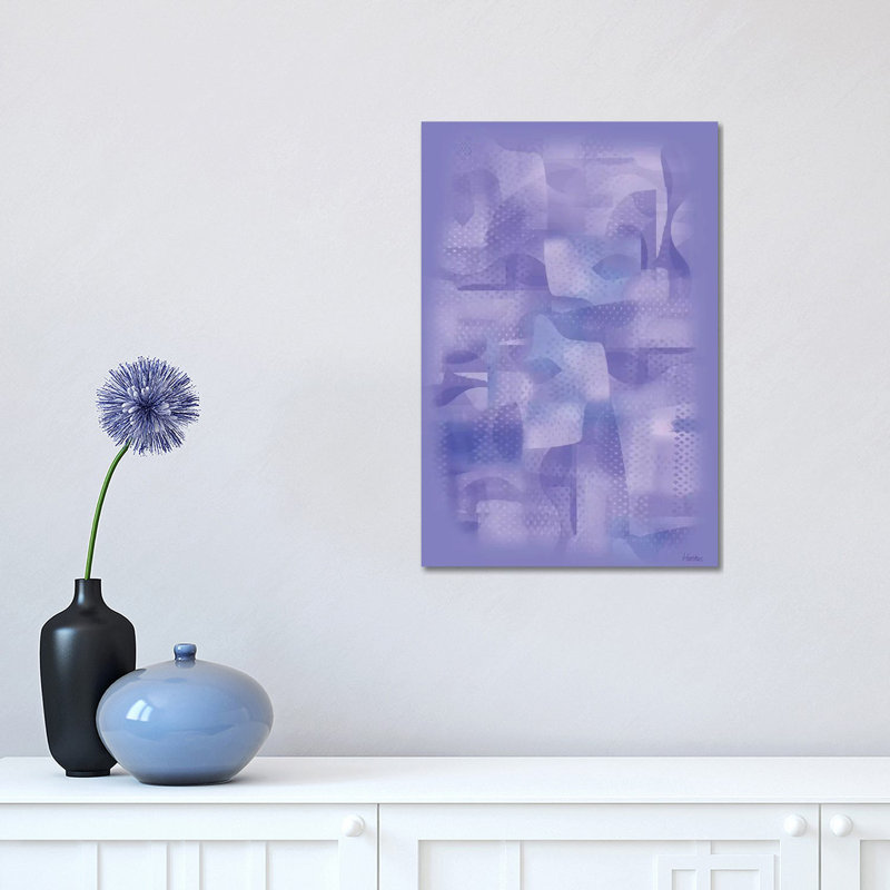 Almost Blue - Wrapped Canvas Painting, 45.72cm H x 30.48cm W x 1.905cm D