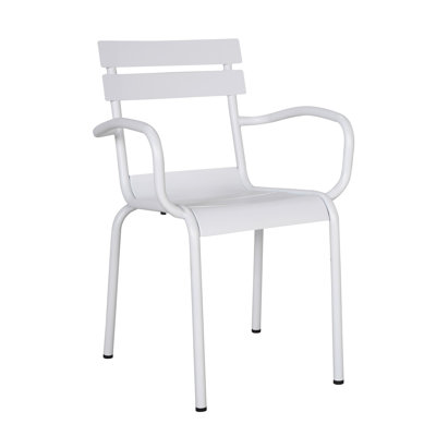 Oneridge Premium All-Weather Wicker Outdoor Stacking Dining Armchair