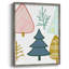 «Christmas Holiday Art CCLXVI», reproduction d'art encadrée - bois massif-106519767