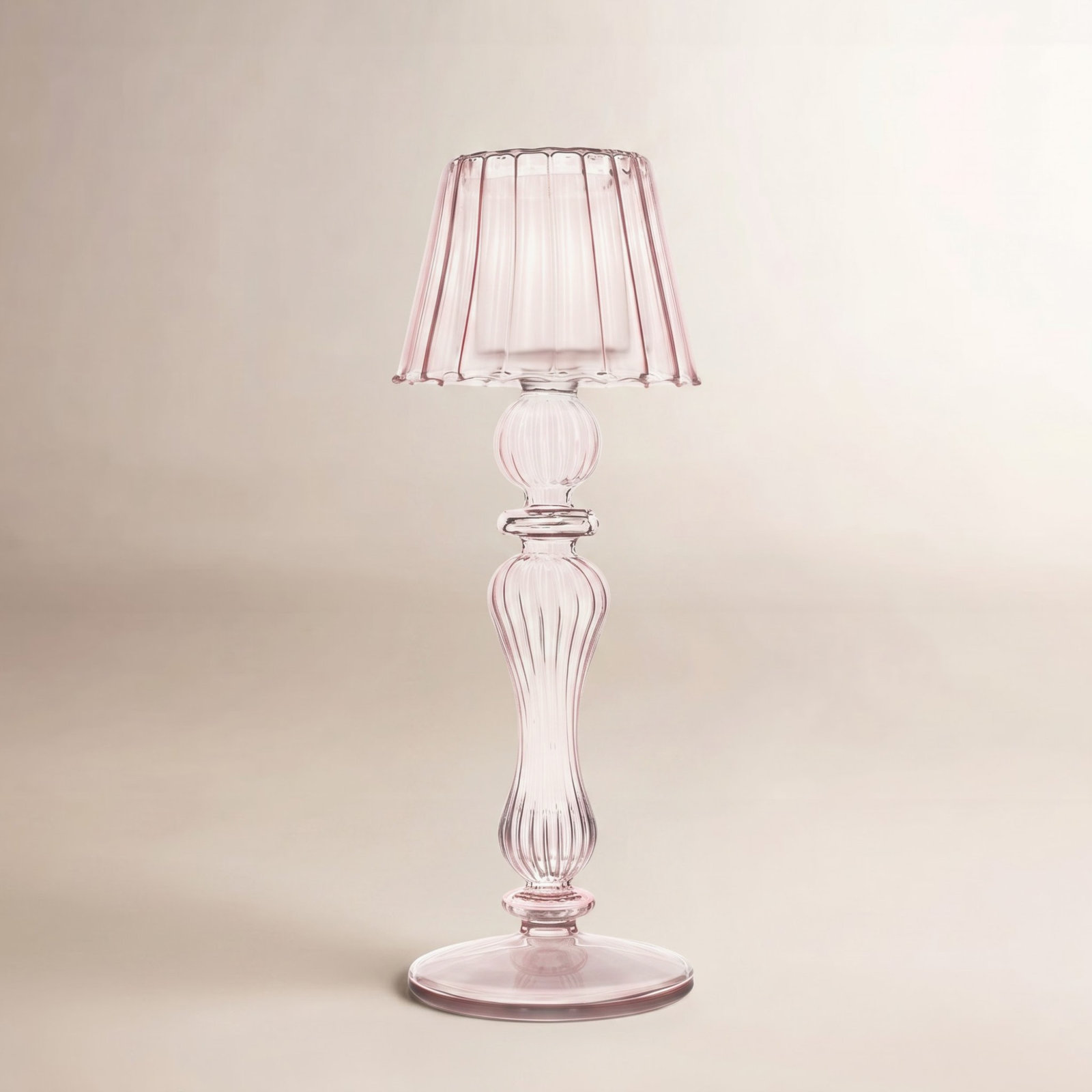 La Boheme Tealight Holder, Pink