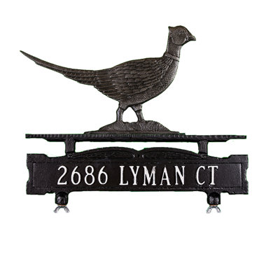 Enseigne de boîte aux lettres à 1 ligne