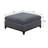 Mailey Square Chenille Cocktail Ottoman-416280880