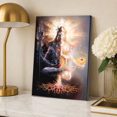 Hindu God Shiva and Shiv Shakti Poster