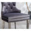 Chaise en velours touffeté Montura-922211275