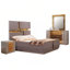 Ensemble de chambre à coucher Frum Signature en sable de rivière avec des accents dorés-129758611-201082998