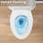 Ogonbrick 1.28 Gallons GPF Elongated Chair Height Floor Mounted Two-Piece Toilet (Seat Included)