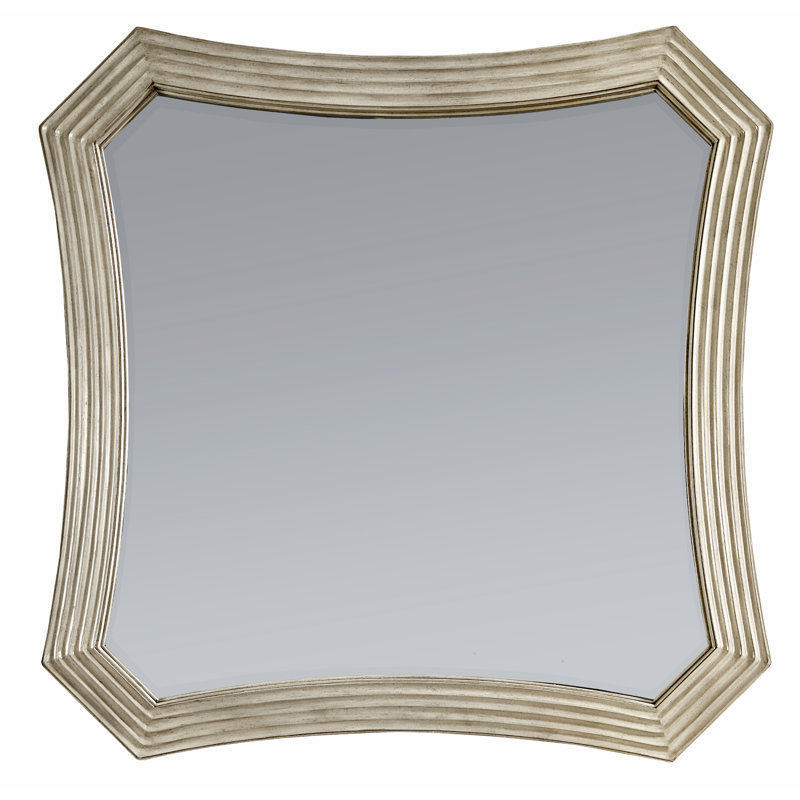 Morrissey Wood Wall Mirror, Silver