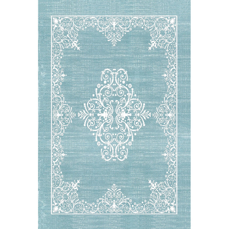 Premium Woven Area Rug, 100% Polyester, 4.6 x 7.2 ft | Antibacterial, Non-Slip PVC Dot Underside | 3D Digital Printing, Machine Washable, Pile Height: 0.3 in | Ideal for Living Room, Bedroom, and Dining Spaces