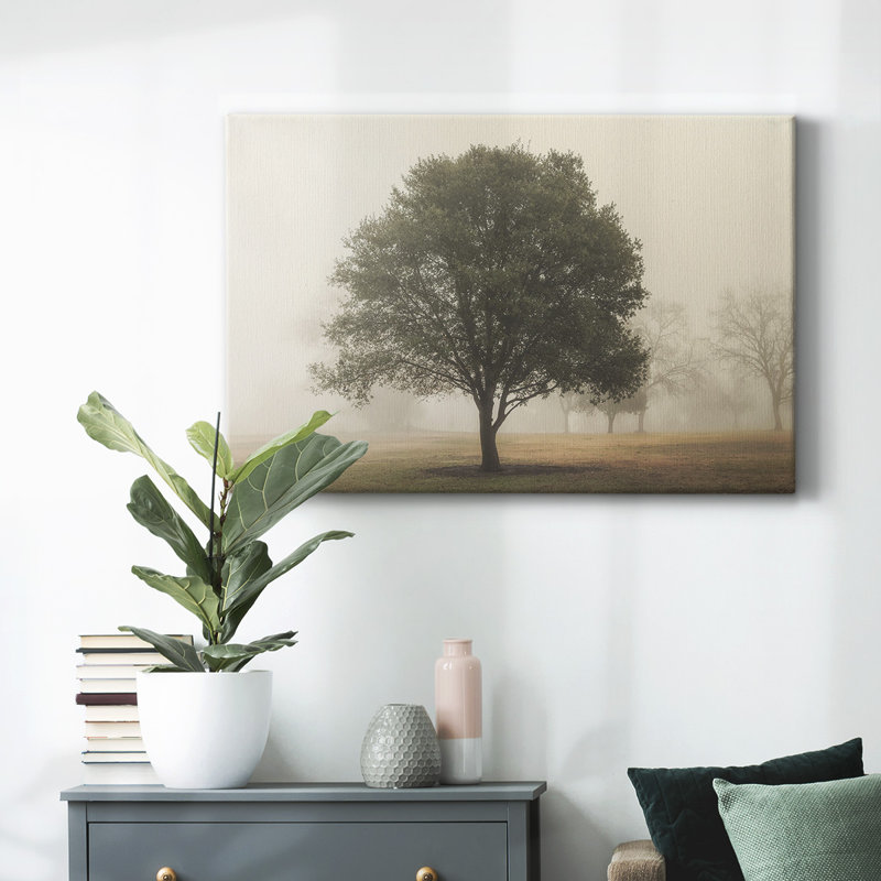 Trees in the Fog I-Gallery Wrapped Canvas, 12" H x 18" W