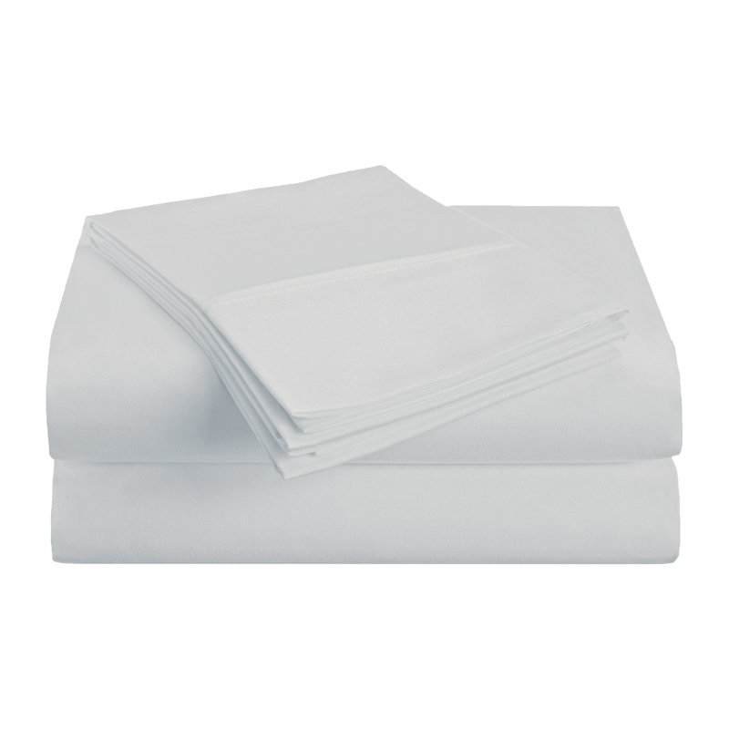 Brushed Microfiber Breathable Wrinkle Resistant Sateen Sheet Set, Full Sheet Set + 1 Fitted Sheet + 2 Pillowcases, Chrome