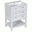 Ensemble de meuble-lavabo simple 24 po avec plateau en céramique Monifah