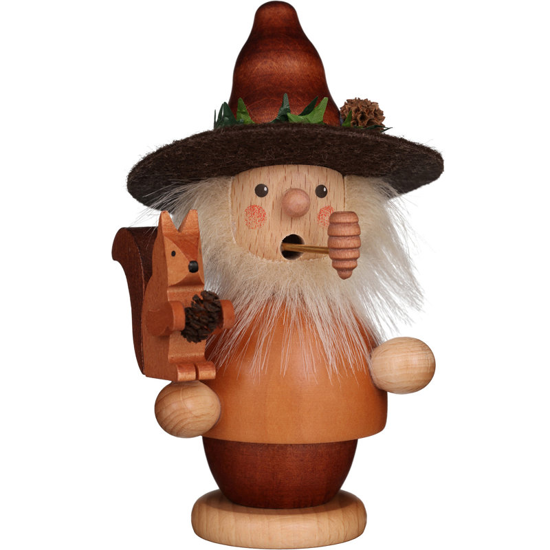 Woodsman with Squirrel Incense Burner