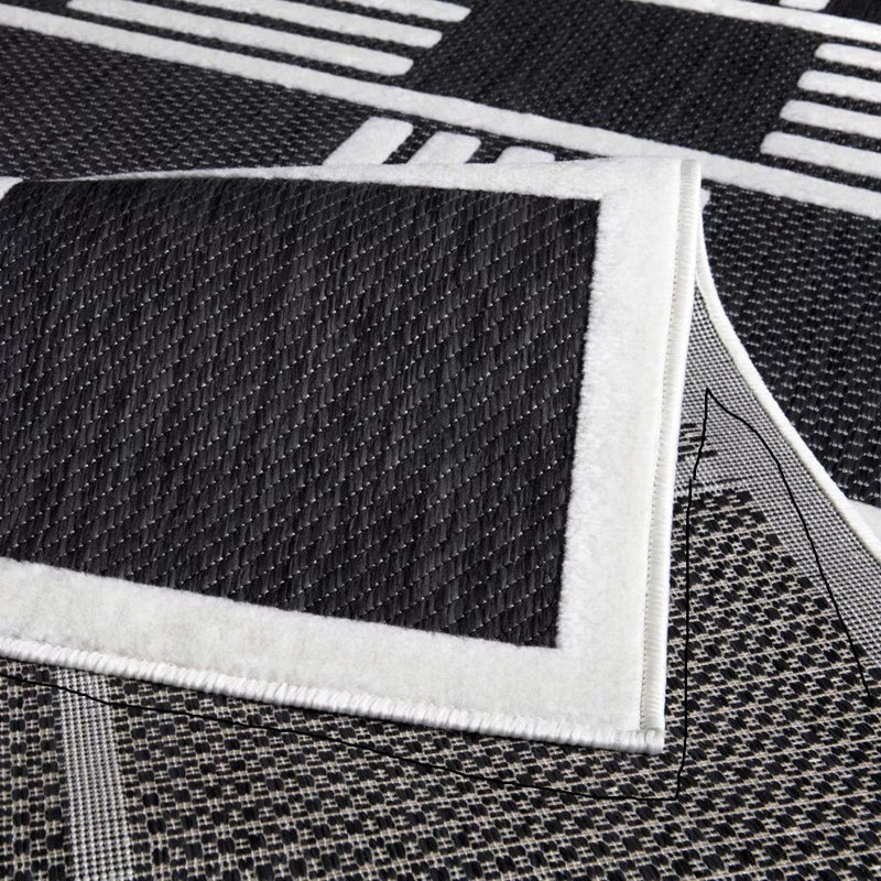 Geometric Area Rug, Rectangle 200 x 290 cm