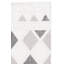Tapis gris tissé à la machine à motif géométrique-1044449220