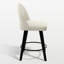 Tabouret de bar et de comptoir pivotant 26 po avec structure en bois massif-800021080-797512332