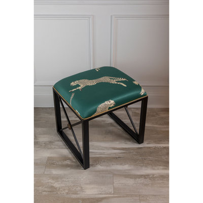 Scalamandre Single Leaping Cheetah Bench