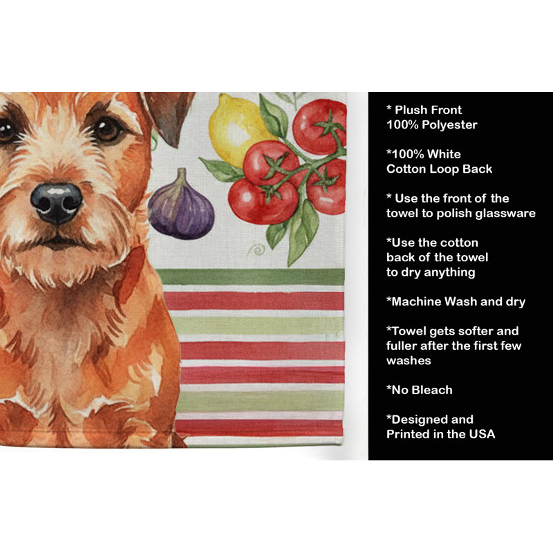 Serviette de cuisine Red Border Terrier, Red Border Terrier