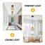 Luminaire suspendu en verre ambre moderne Modern Farmhouse-592173685