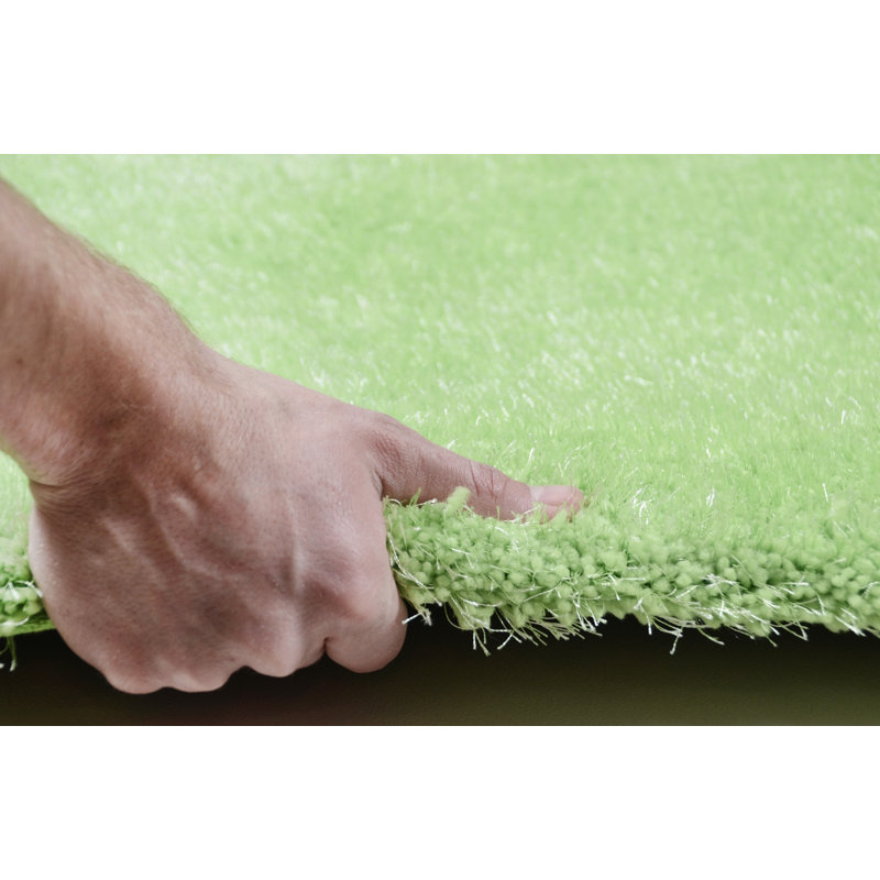 Soft Solid Colour Hand Woven Area Rug, Rectangle 85 x 155cm