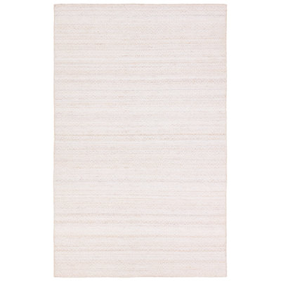 Tapis extérieur brun clair / crème fait à la main avec treillis Schwandt Imogen