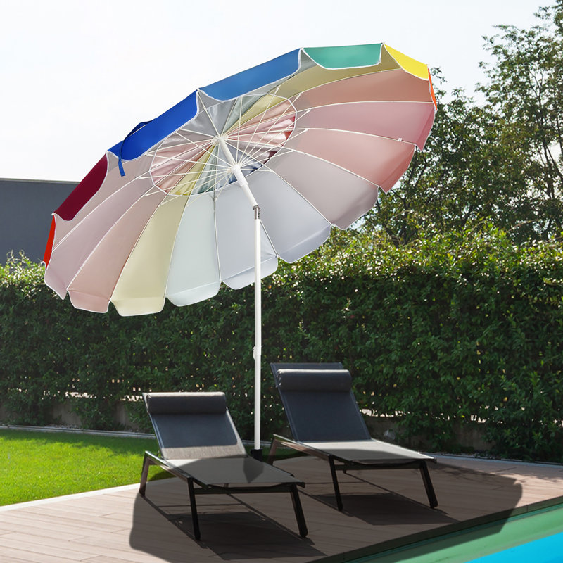 Kwok 86'' Beach Umbrella