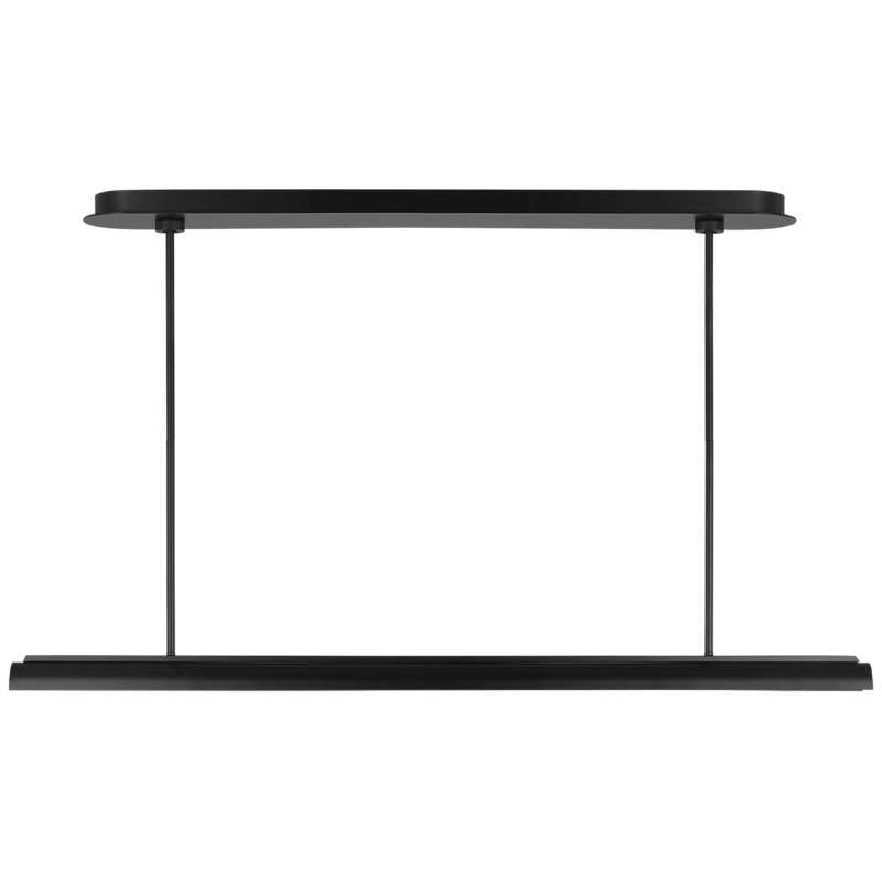 1 - Light LED Kitchen Island Pendant, Midnight Black