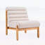 Fauteuil d'appoint Fluffy avec structure en bois, parfait pour des sièges confortables et élégants-2113703303