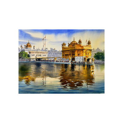 Golden Temple - Amritsar | Watercolor On Arches Paper | By Kulwinder Singh
