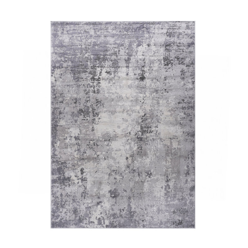 / Abstract Area Rug, Rectangle 5'3" x 7'6"