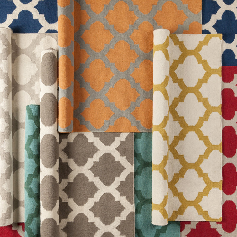 Acampo Wool Geometric Indoor Rug, Rectangle 2' x 3'