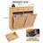 Tilt-out Dual Laundry Hamper Cabinet with with 2 Drawers,20 Gallon Farmhouse Laundry Storage Basket for Bathroom(Includes 2pc laundry basket.)-112121240